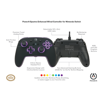 Nintendo Switch Spectra Wired Pro Controller