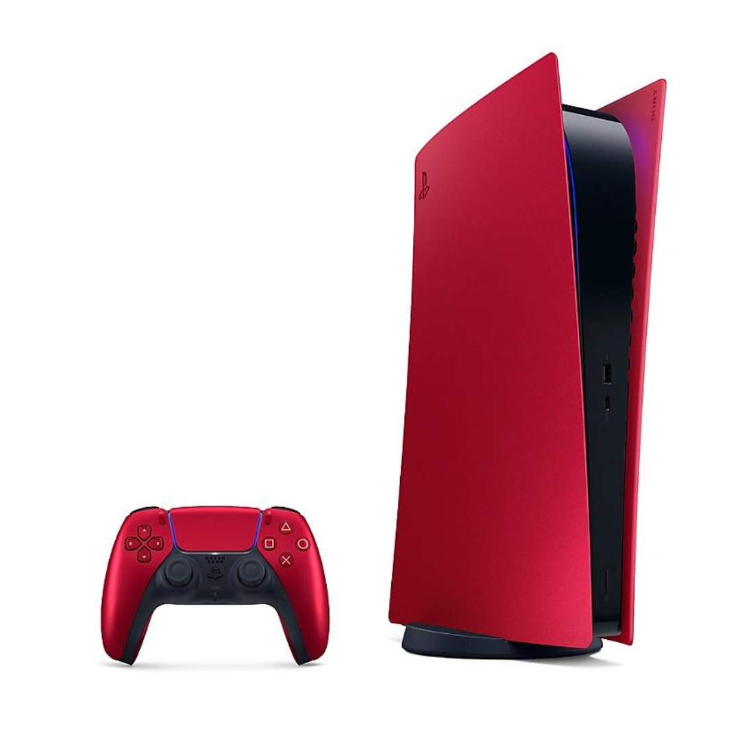 PS5 Digital Console Cover (Volcanic Red)